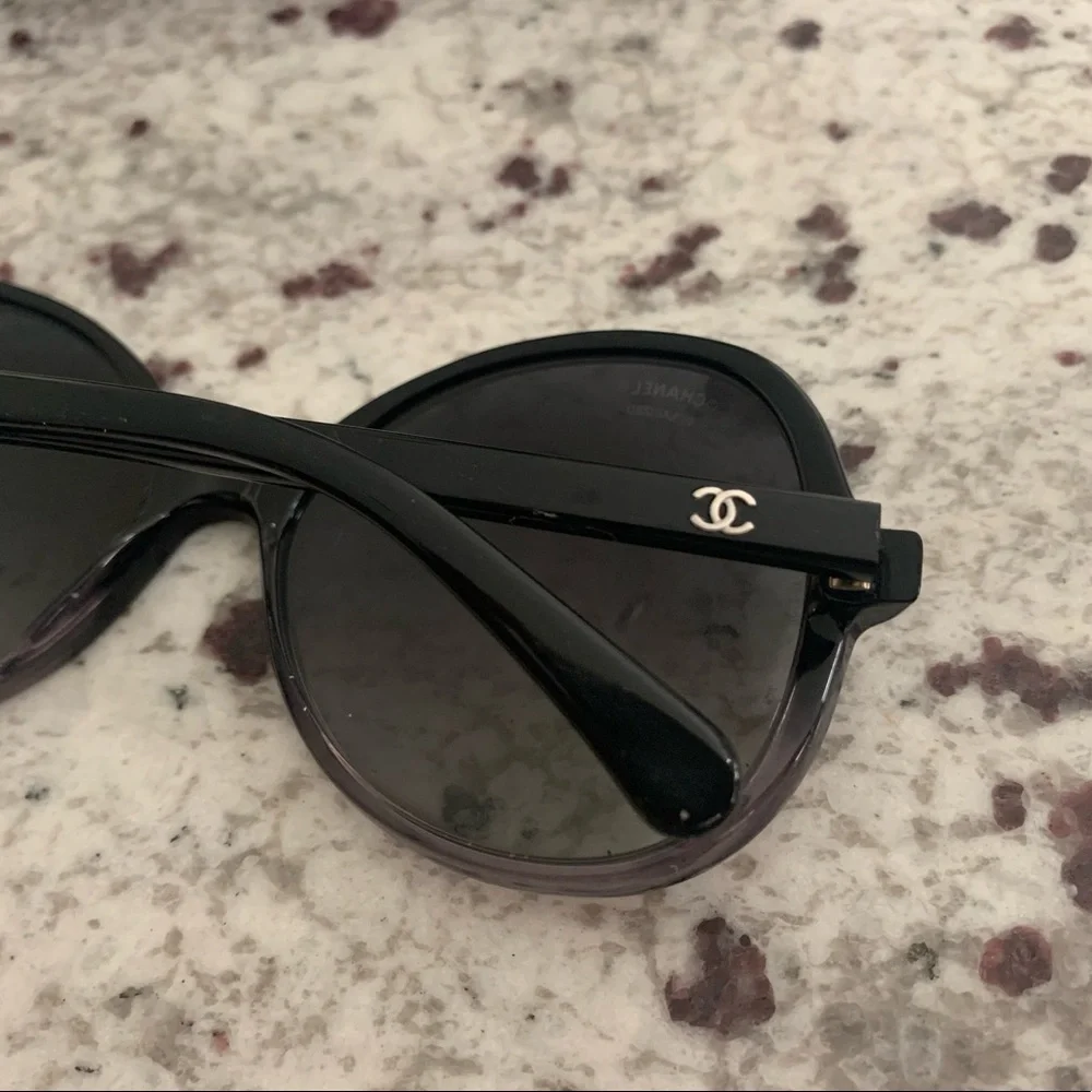 Authentic CHANEL 5351 1561/S8 59 17 140 3P polarized‎ sunglasses w/case